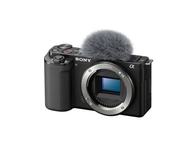 Sony ZV-E10 Mirrorless Camera (Body Only) - Black 24.2MP APS-C Exmor CMOS Sensor [ILCZV-E10/B]