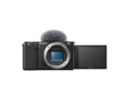 Sony ZV-E10 Mirrorless Camera (Body Only) - Black 24.2MP APS-C Exmor CMOS Sensor [ILCZV-E10/B]