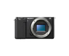 Sony ZV-E10 Mirrorless Camera (Body Only) - Black 24.2MP APS-C Exmor CMOS Sensor [ILCZV-E10/B]