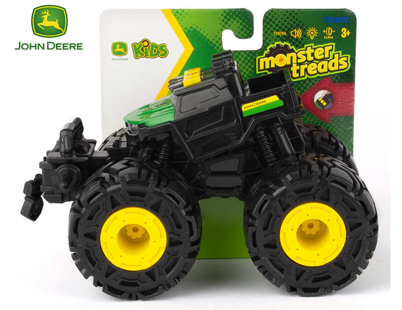 John Deere Kids 15cm Monster Treads Light Sound Gator Vehicle Toy Tractor 3y+