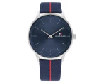 Tommy Hilfiger Men's 43mm Nylon Watch - Navy/Silver