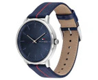 Tommy Hilfiger Men's 43mm Nylon Watch - Navy/Silver