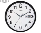 Baxter 32cm Windsor Wall Clock - Black/White