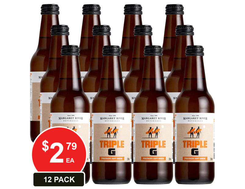 12 Pack, Margaret River 330ml Soft Drink Triple G