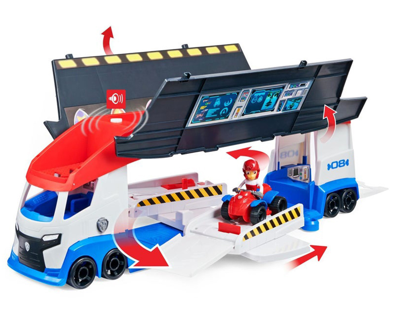 Paw patrol truck hot sale toys r us