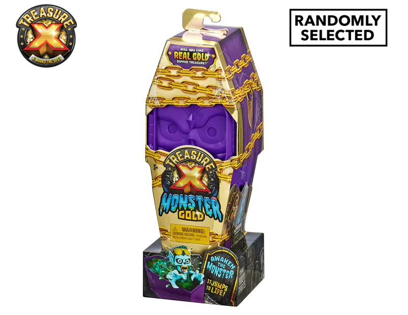 Treasure X Monster Gold Coffin Playset - Randomly Selected