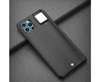 Mobile Phone Case for Apple Devices with LED Fill Light - black-iphone 11
