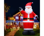 Jingle Jollys Christmas Inflatable Santa 5M Illuminated Decorations