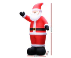 Jingle Jollys Christmas Inflatable Santa 5M Illuminated Decorations