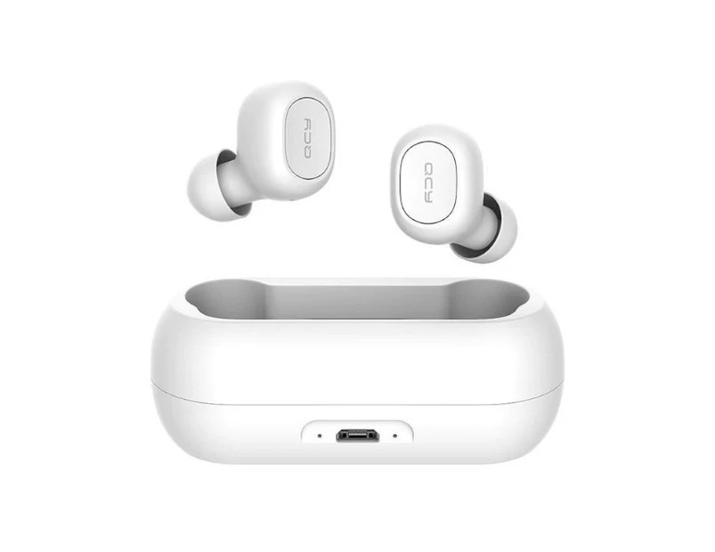 Qcy 5.0 Bluetooth 3D Wireless Earphone With Dual Microphone - White