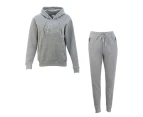 FIL Women's Tracksuit 2pc Set Hoodie Loungewear - Love/Light Grey