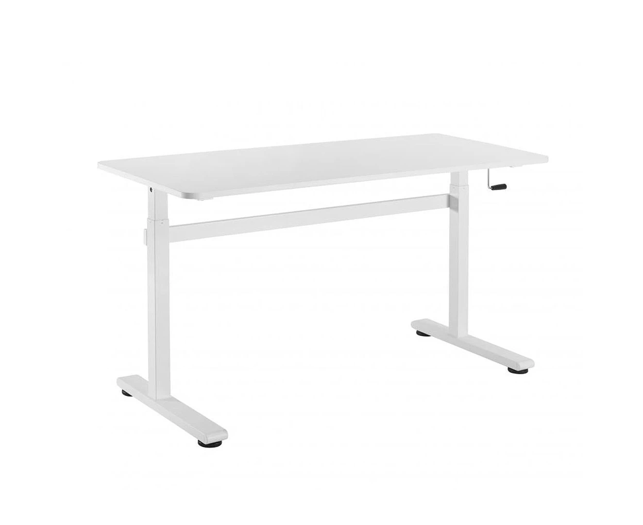 Desky Zero Manual Sit Stand Desk - White