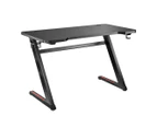 Desky Ergonomic Z Gaming Desk - Black