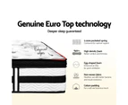 Bedding Algarve Euro Top Pocket Spring Mattress 34cm Thick ‚ Size - Double