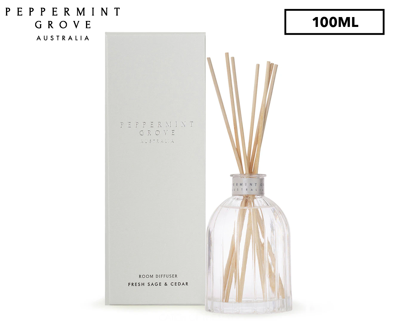 Peppermint Grove Sage & Cedar Mini Diffuser 100mL