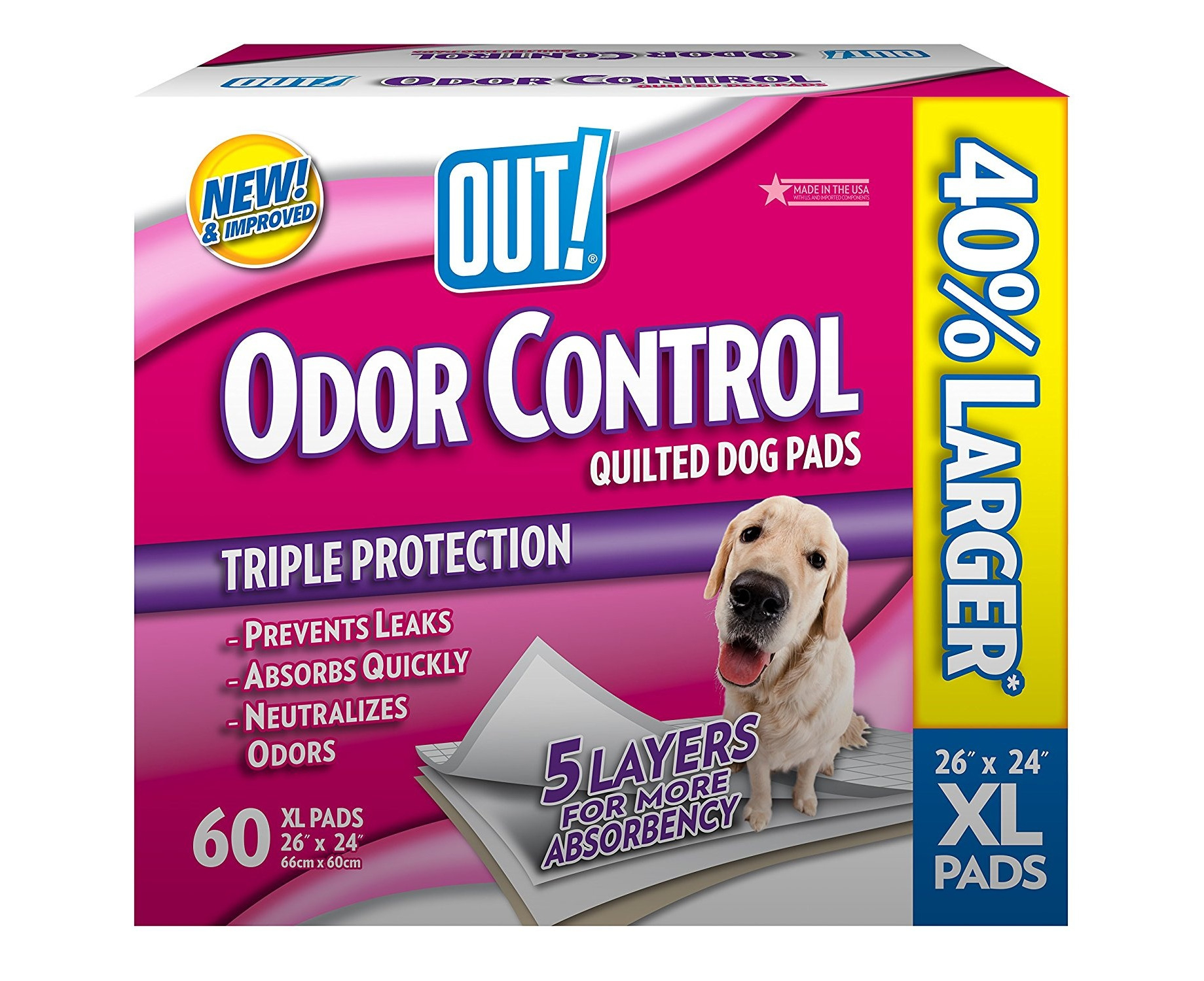 Odor control cheap puppy pads