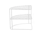 3x Boxsweden Wire Corner Kitchen Rack 22cm Home Corners Organiser Storage Asst.