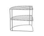 3x Boxsweden Wire Corner Kitchen Rack 22cm Home Corners Organiser Storage Asst.