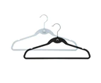 30PK Boxsweden Plastic Space Saving Hangers 45cm Closet Clothes Organiser Asst.