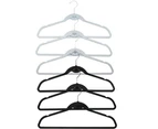 30PK Boxsweden Plastic Space Saving Hangers 45cm Closet Clothes Organiser Asst.