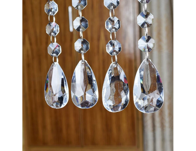 Acrylic Crystal Bead Hanging Strand Manzanita Trees Wedding Centrepiece Decor 12pcs