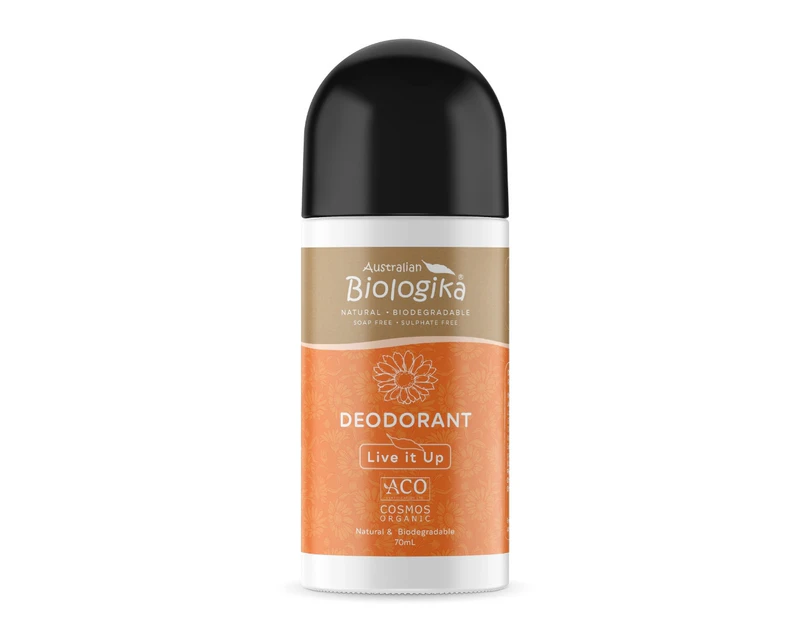 Biologika Live It Up Organic Deodorant Roll On (ACO) 70mL