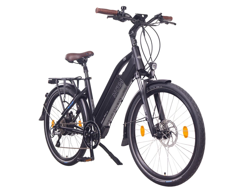 NCM Milano Plus Trekking E-Bike, City-Bike, 250W, 48V 16Ah 768Wh Battery, [Black 26']