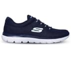 Skechers Women's Summits Sportstyle Shoes - Navy Light Blue 1