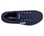 Skechers Women's Summits Sportstyle Shoes - Navy Light Blue 4