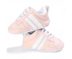 Baby Toddler Sporty Soft Sole Sneakers - Pastel Pink - Pink