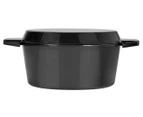 Stanley Rogers Cast Iron French Oven Grill Duo 3.5L - Onyx