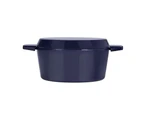Stanley Rogers Cast Iron French Oven Grill Duo 6.5L - Midnight Blue