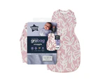 Tommee Tippee Grobag Baby Cotton 2.5 TOG Snuggle Sleeping Bag Botanical PNK - 0-4M