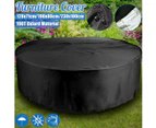 190T Round Waterproof Outdoor Garden Patio Table Chair Set Furniture Cover 230cm*100cm