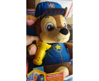 Paw Patrol Snuggle Up CHASE Lights and Sounds Plush With Flashlight