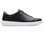 Clarks Men's Cambro Low Leather Sneakers - Black