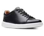 Clarks Men's Cambro Low Leather Sneakers - Black