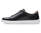 Clarks Men's Cambro Low Leather Sneakers - Black