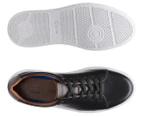 Clarks Men's Cambro Low Leather Sneakers - Black