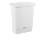 4.3L Reusable Hanging Trash Can with Lid Cabinet Trash Bin Deskside Garbage Storage Baskets