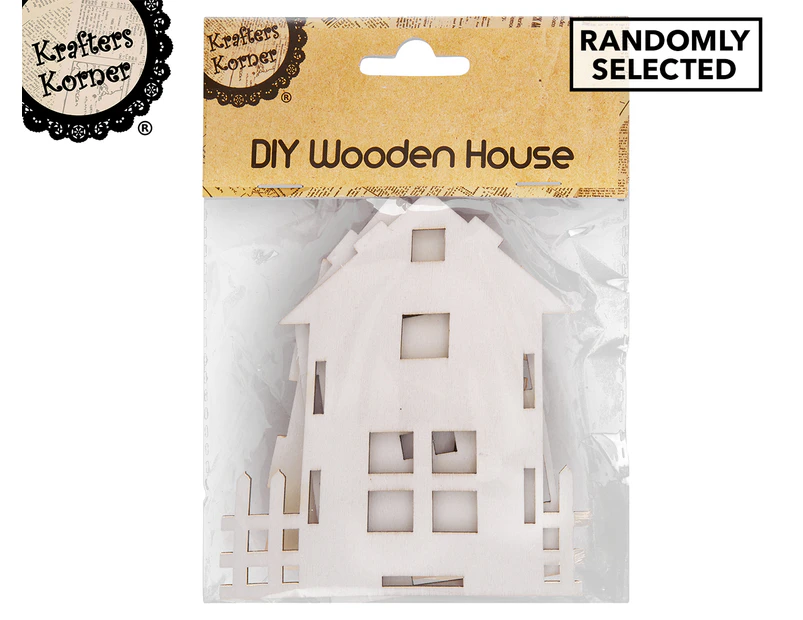 Krafters Korner DIY Wooden House - Randomly Selected