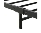 Metal Bed Frame Queen Size Mattress Base Platform Foundation Black Dane