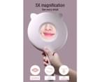 Smart Hand LED Light Cosmetic Makeup Mirror USB Touch Screen Home Desk Vanity White Colour 4