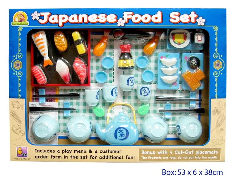 Japanese Food Play Set - Kitchen Pretend Play