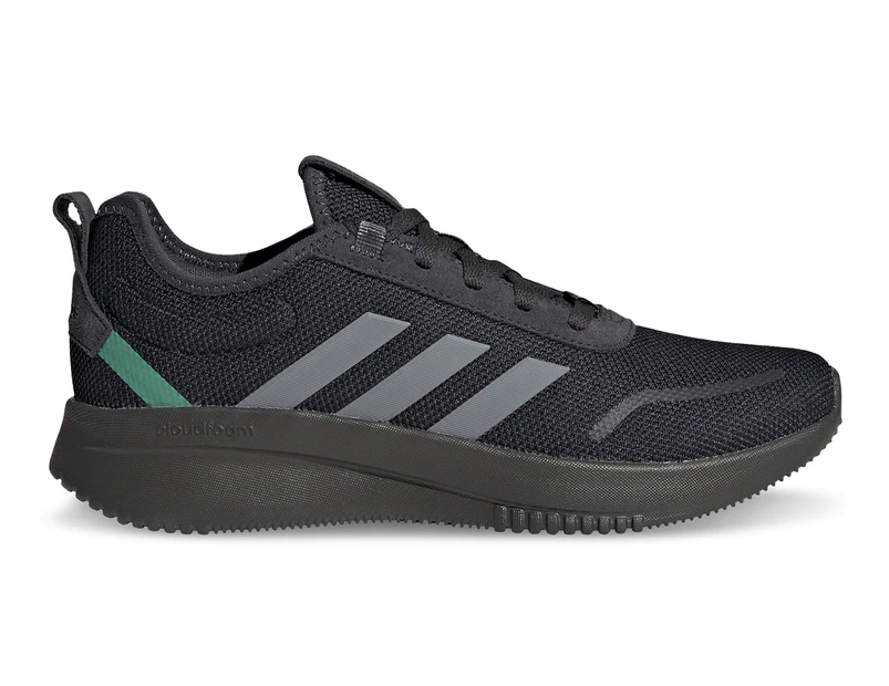 Adidas Men's Lite Racer Rebold Trainers - Core Black/Carbon Grey/Screaming Green