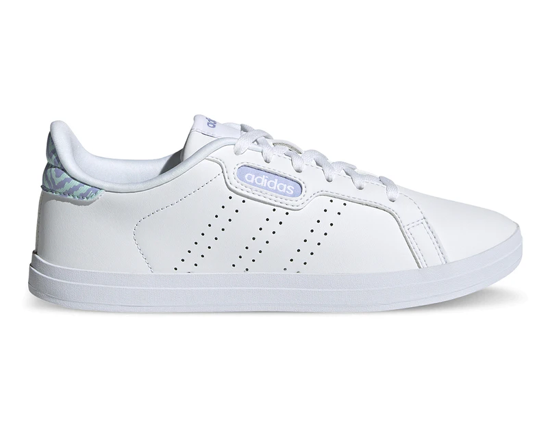 Adidas Women's Courtpoint Base Sneakers - Cloud White/Violet Tone