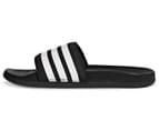 Adidas Women's Adilette Comfort Slides - Core Black/Cloud White 3