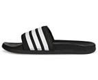 Adidas Women's Adilette Comfort Slides - Core Black/Cloud White