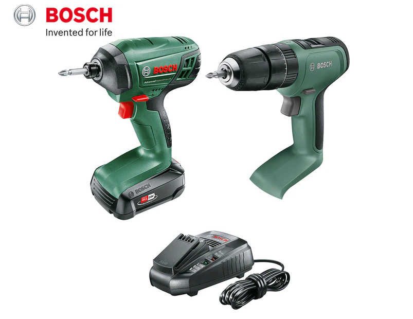 Bosch 18V Hammer Drill & Impact Driver Kit