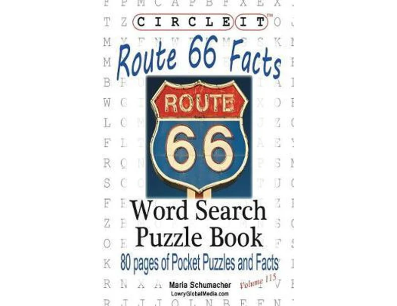 Circle It, U.S. Route 66 Facts, Word Search, Puzzle Book